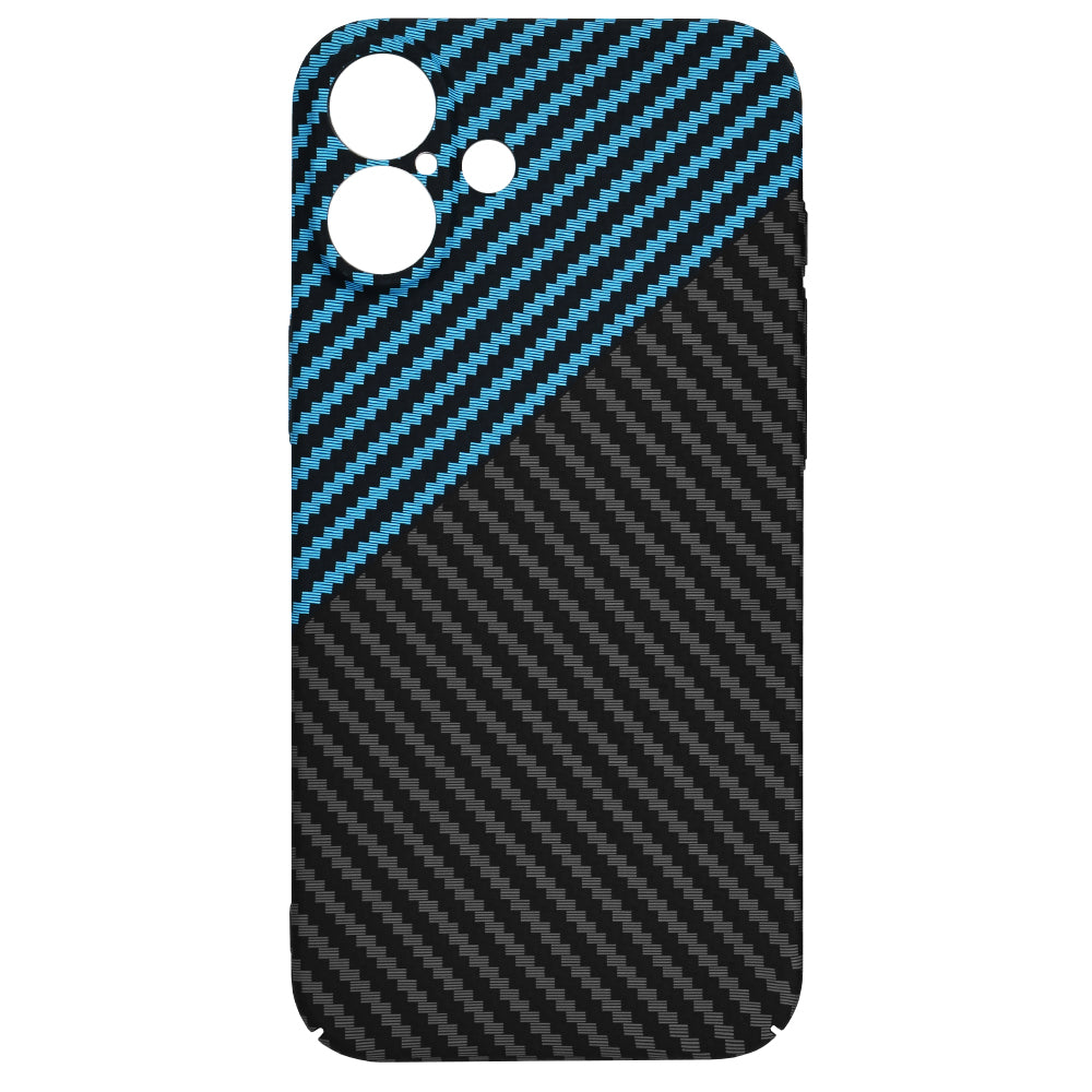 Калъф за Apple iPhone 16 Plus, Techsuit, Carbonite FiberShell, Черен Bleu