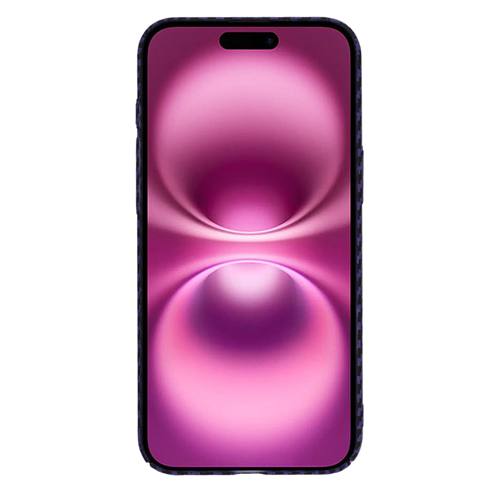Калъф за Apple iPhone 16 Plus, Techsuit, Carbonite FiberShell, Лилав