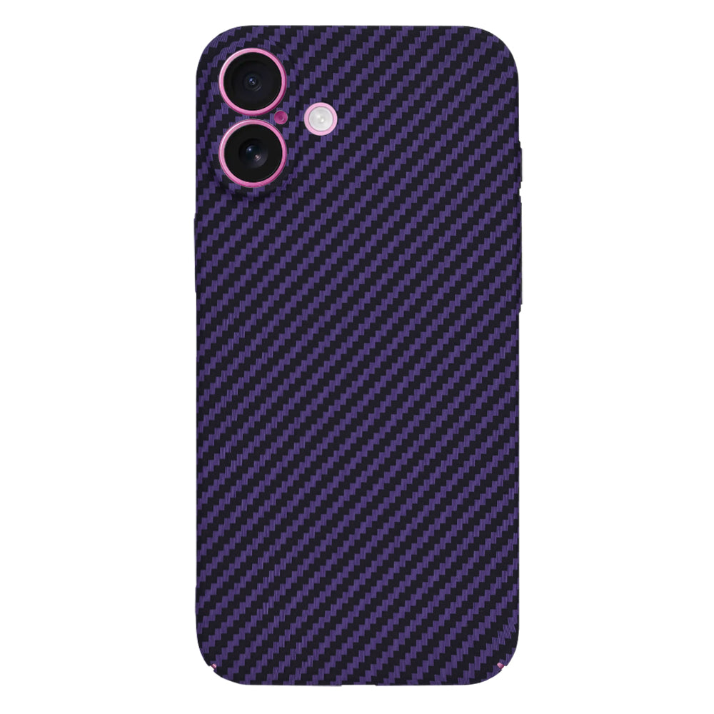 Калъф за Apple iPhone 16 Plus, Techsuit, Carbonite FiberShell, Лилав