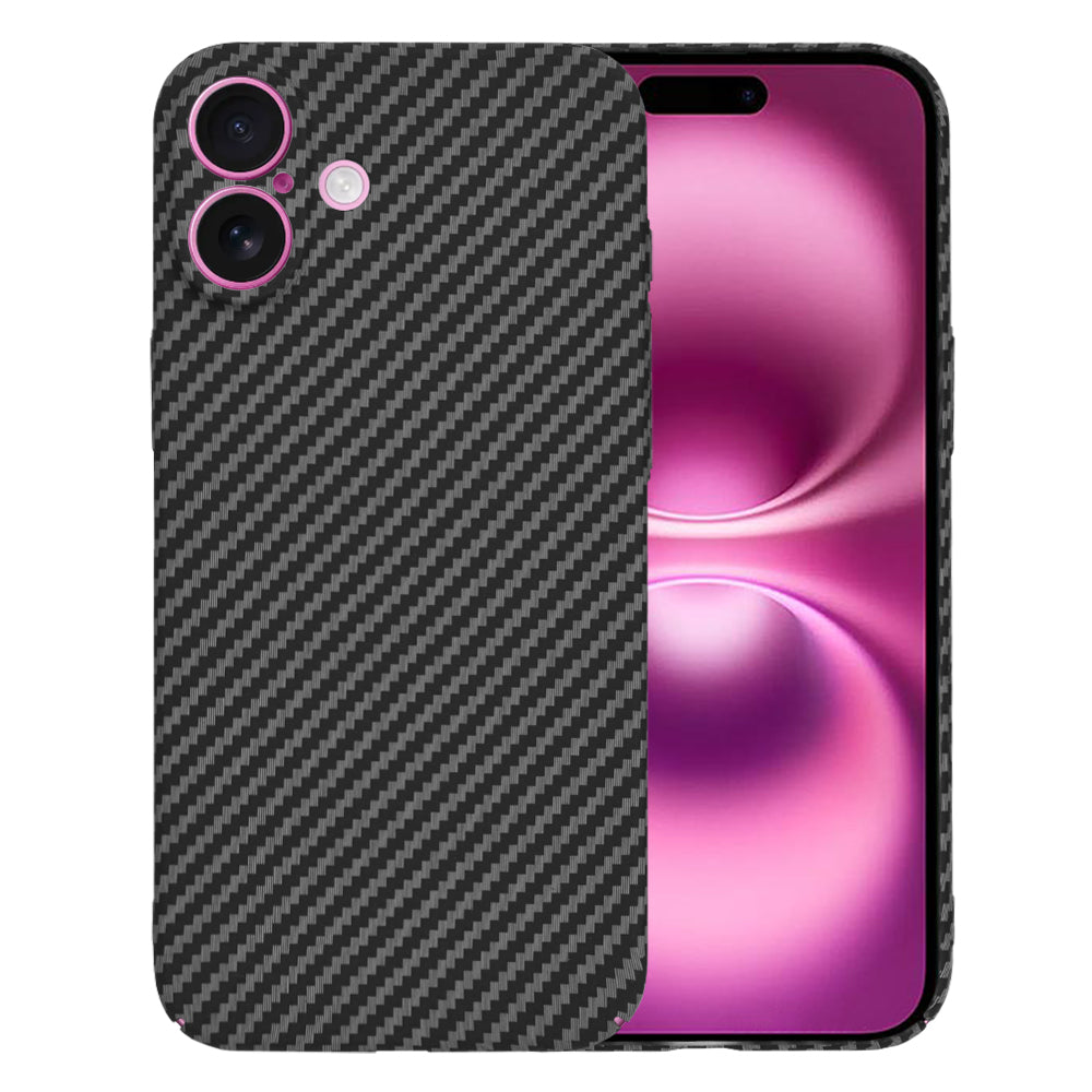 Калъф за Apple iPhone 16 Plus, Techsuit, Carbonite FiberShell, Черен