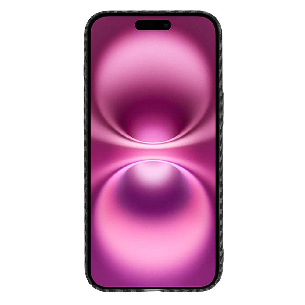 Калъф за Apple iPhone 16 Plus, Techsuit, Carbonite FiberShell, Черен