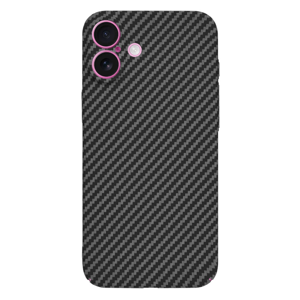 Калъф за Apple iPhone 16 Plus, Techsuit, Carbonite FiberShell, Черен