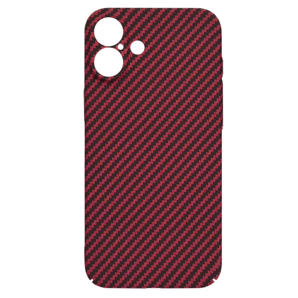 Калъф за Apple iPhone 16 Plus, Techsuit, Carbonite FiberShell, Червен