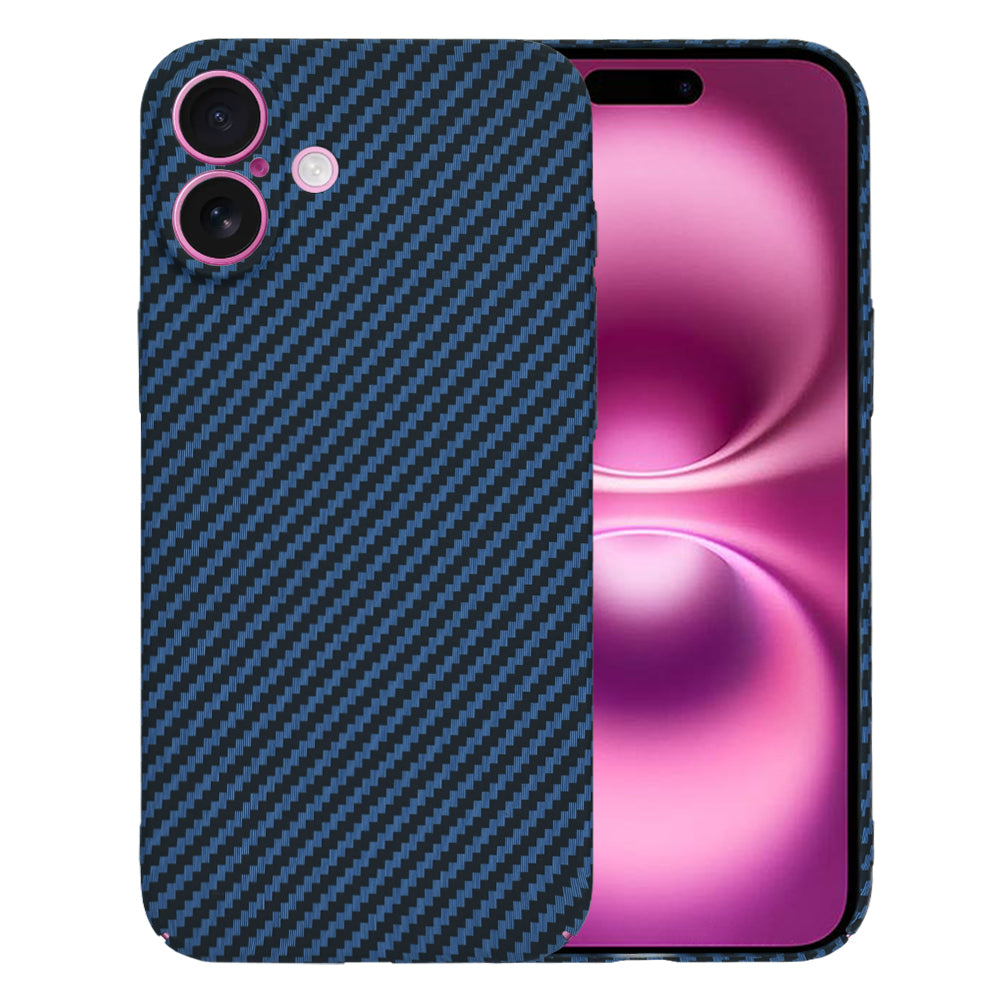 Калъф за Apple iPhone 16 Plus, Techsuit, Carbonite FiberShell, Тюркоаз