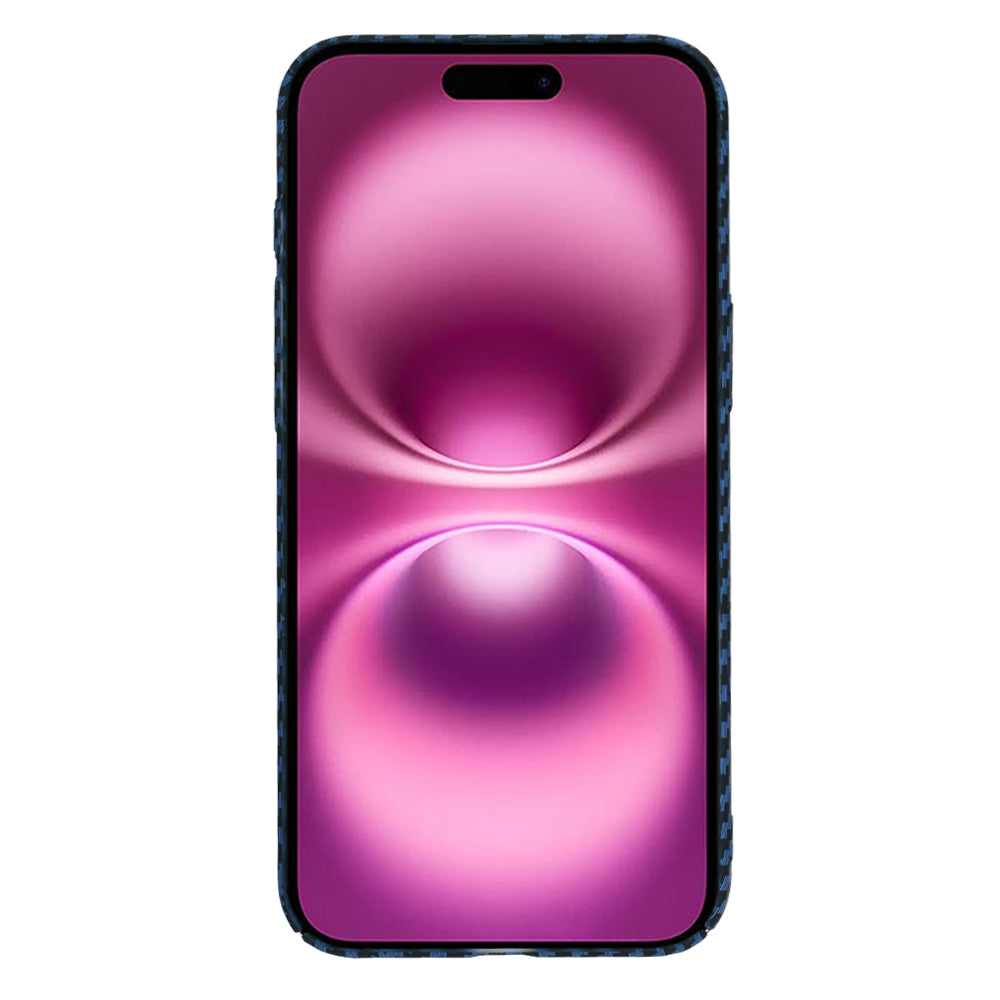 Калъф за Apple iPhone 16 Plus, Techsuit, Carbonite FiberShell, Тюркоаз