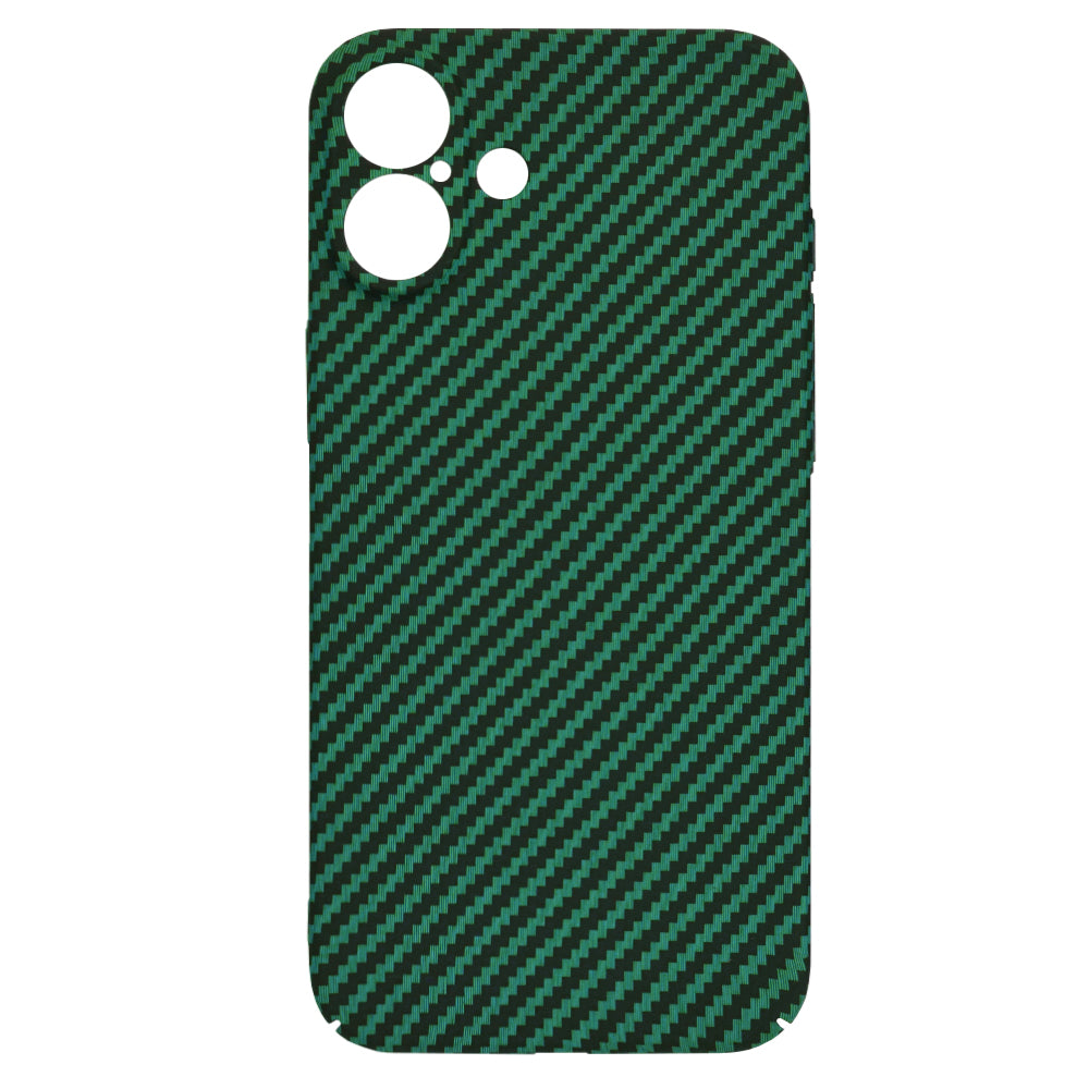 Калъф за Apple iPhone 16 Plus, Techsuit, Carbonite FiberShell, Зелен