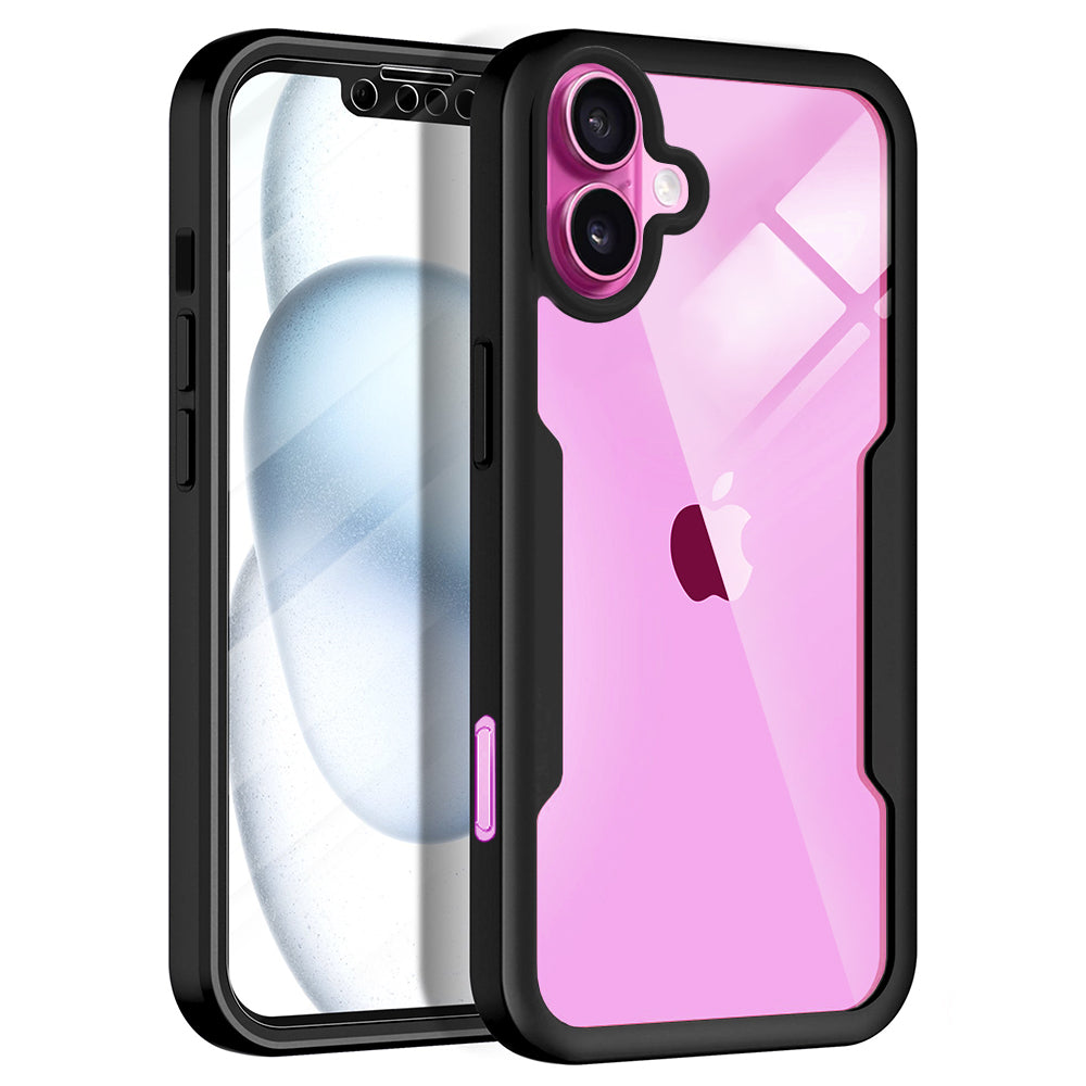 Калъф за Apple iPhone 16 Plus, Techsuit, ColorVerse 360, Черен