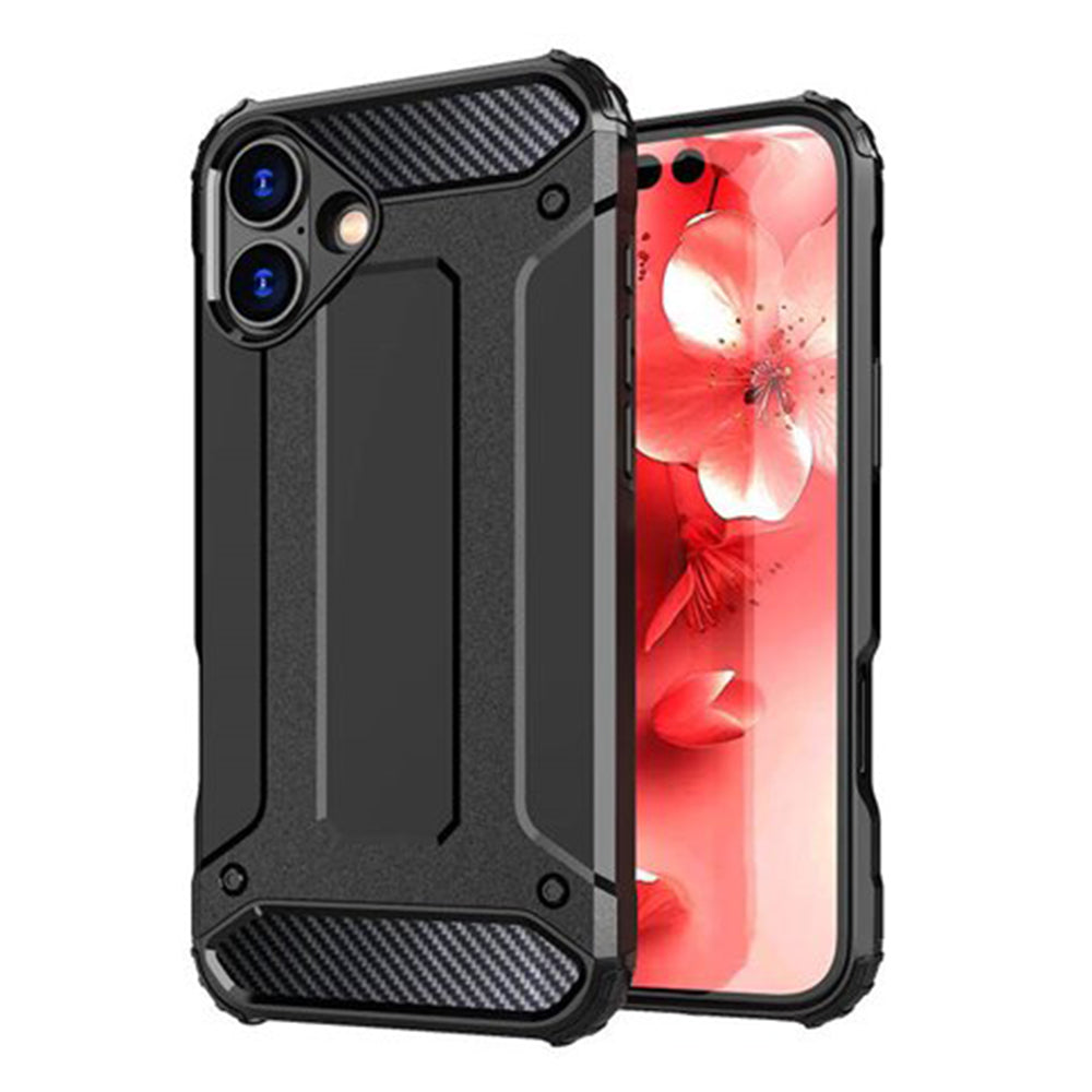 Калъф за Apple iPhone 16 Plus, Techsuit, Hybrid Armor, Черен