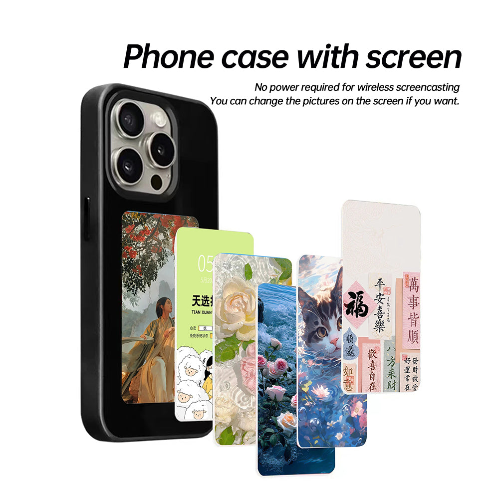 Калъф за Apple iPhone 16 Plus, Techsuit, SmartScreen NFC, Черен