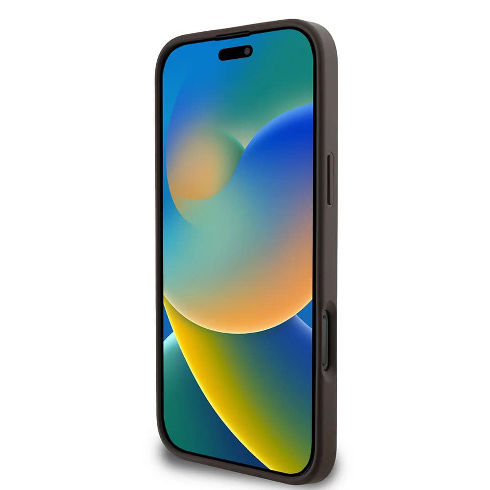 Калъф за Apple iPhone 16 Pro, Guess, 4G Big Logo, Кафяв