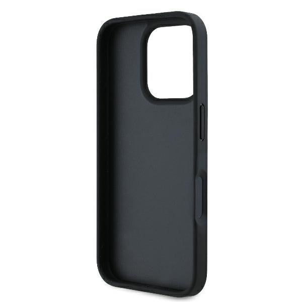 Case for Apple iPhone 16 Pro Max, Karl Lagerfeld, Cardslots Monogram, Black