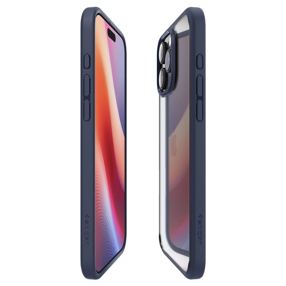 Калъф за Apple iPhone 16 Pro Max, Spigen, Ultra Hybrid, Тъмносин