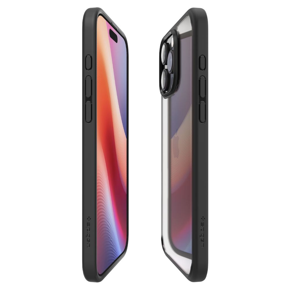 Калъф за Apple iPhone 16 Pro Max, Spigen, Ultra Hybrid, Матово черен ACS07996