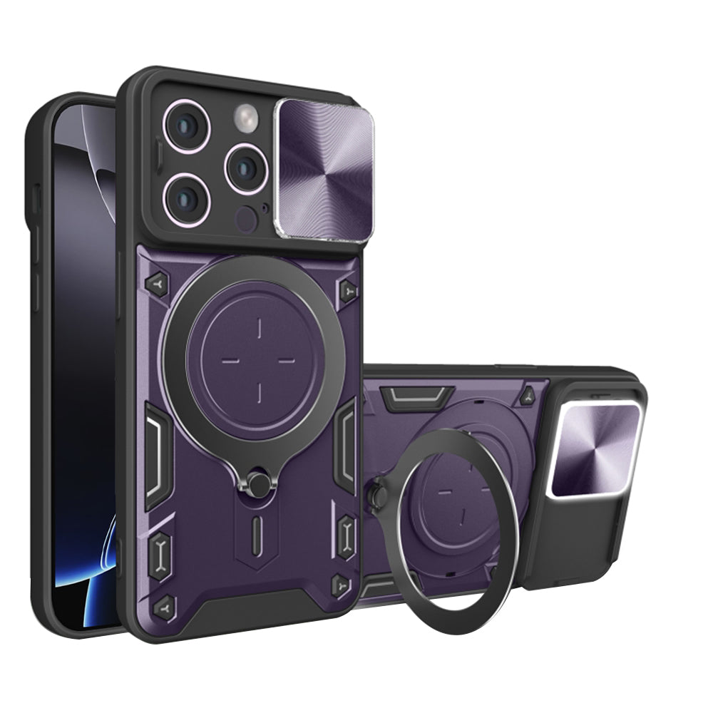 Калъф за Apple iPhone 16 Pro Max, Techsuit, CamGuard Pro, Лилав