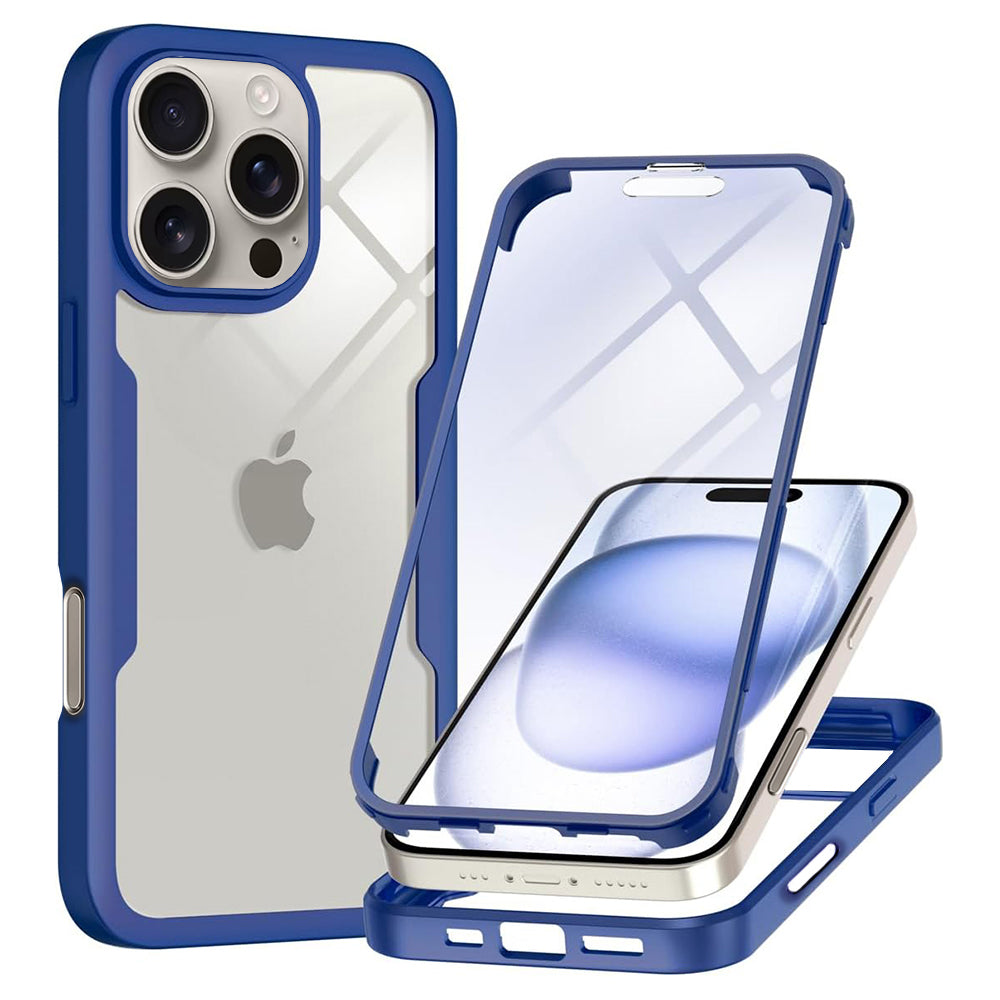 Калъф за Apple iPhone 16 Pro Max, Techsuit, ColorVerse 360, Син