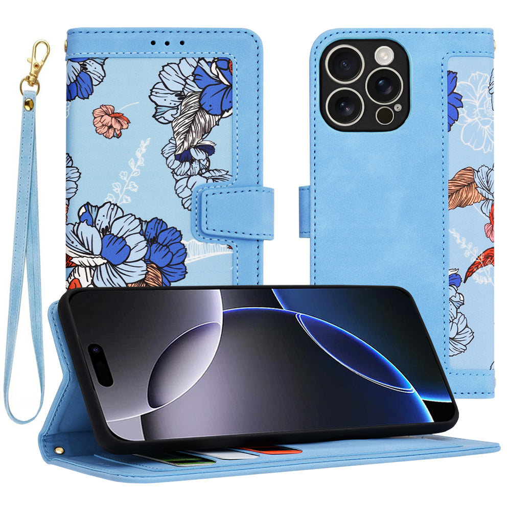 Калъф за Apple iPhone 16 Pro Max, Techsuit, FlipCraft, Bleu