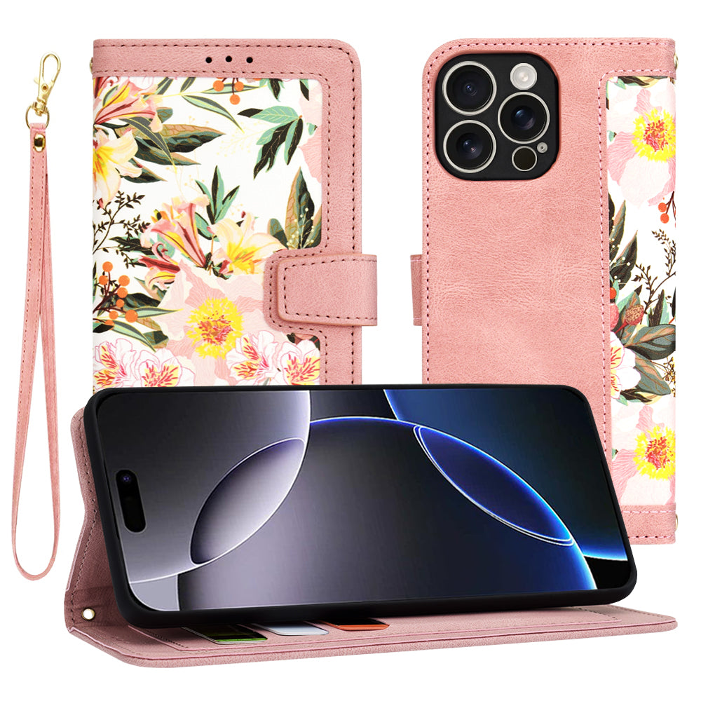 Калъф за Apple iPhone 16 Pro Max, Techsuit, FlipCraft, Розов