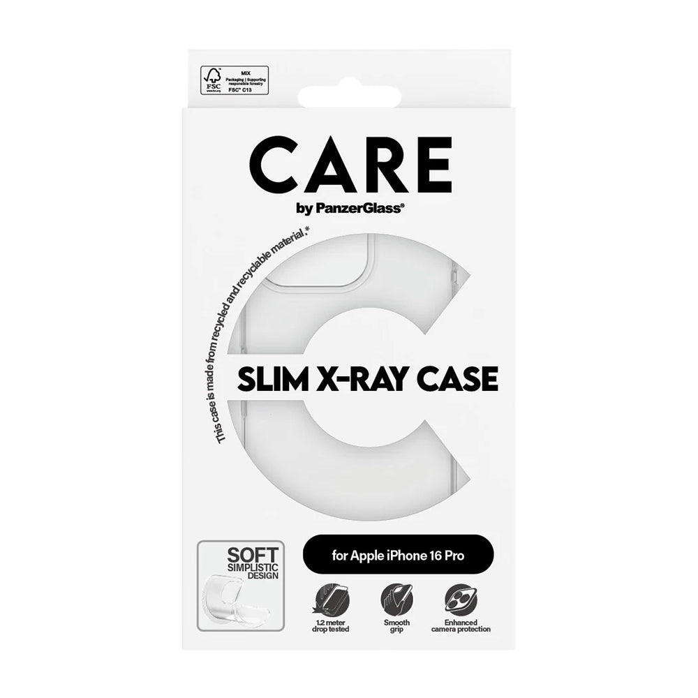Калъф за Apple iPhone 16 Pro, PanzerGlass, Care Fashionable, Прозрачен