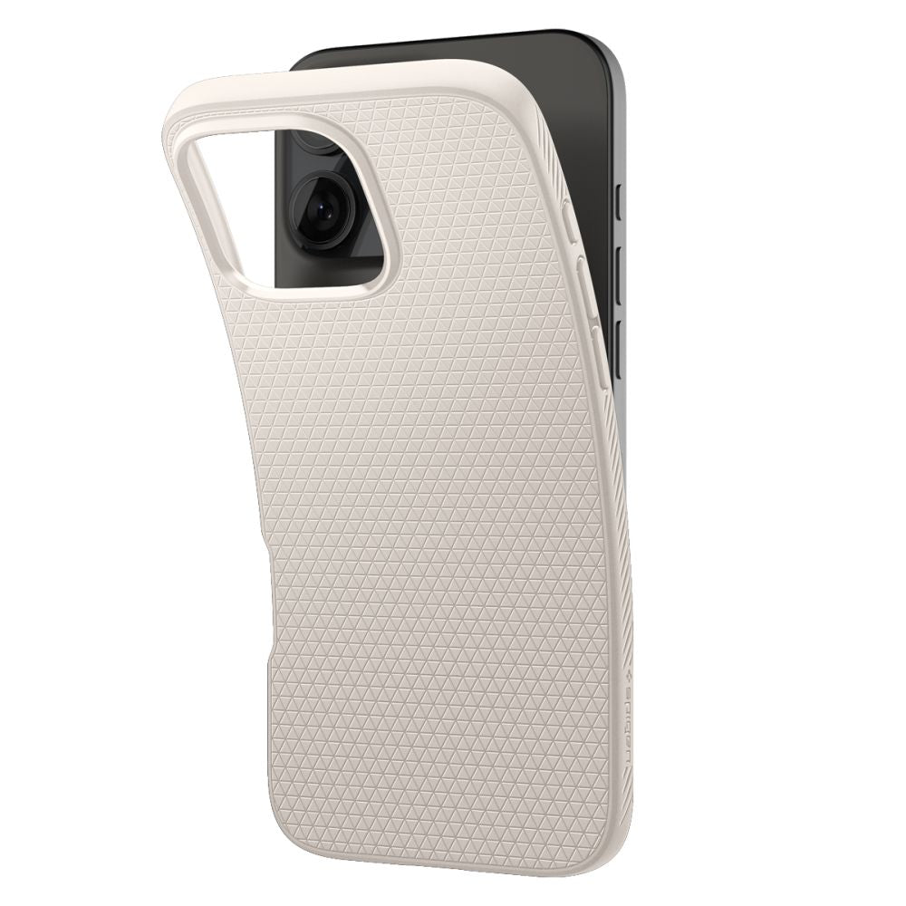 Калъф за Apple iPhone 16 Pro, Spigen, Liquid Air, Бежов ACS08120