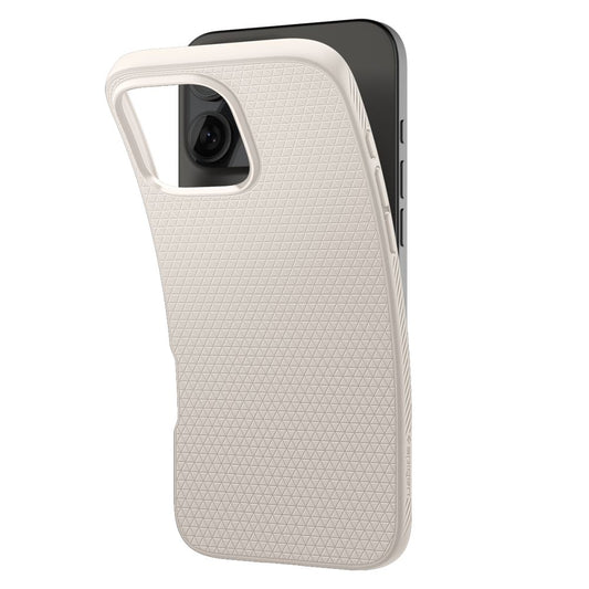 Калъф за Apple iPhone 16 Pro, Spigen, Liquid Air, Бежов ACS08120