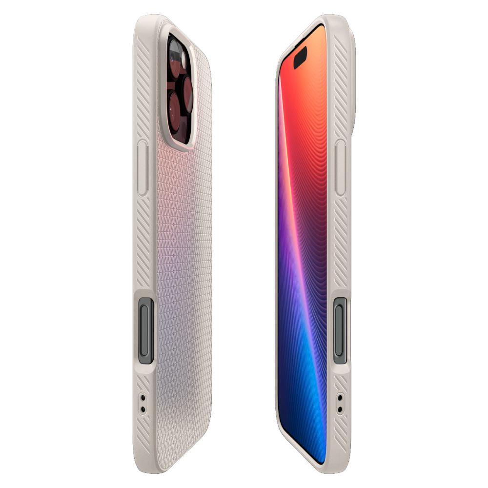 Калъф за Apple iPhone 16 Pro, Spigen, Liquid Air, Бежов ACS08120