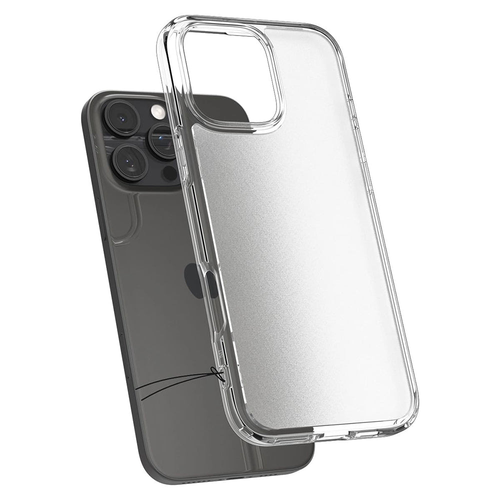 Калъф за Apple iPhone 16 Pro, Spigen, Ultra Hybrid, Сатенено прозрачен ACS08122