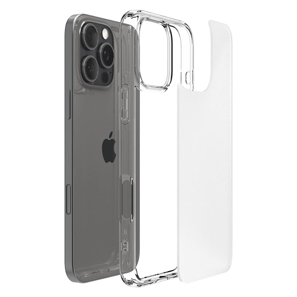 Калъф за Apple iPhone 16 Pro, Spigen, Ultra Hybrid, Сатенено прозрачен ACS08122