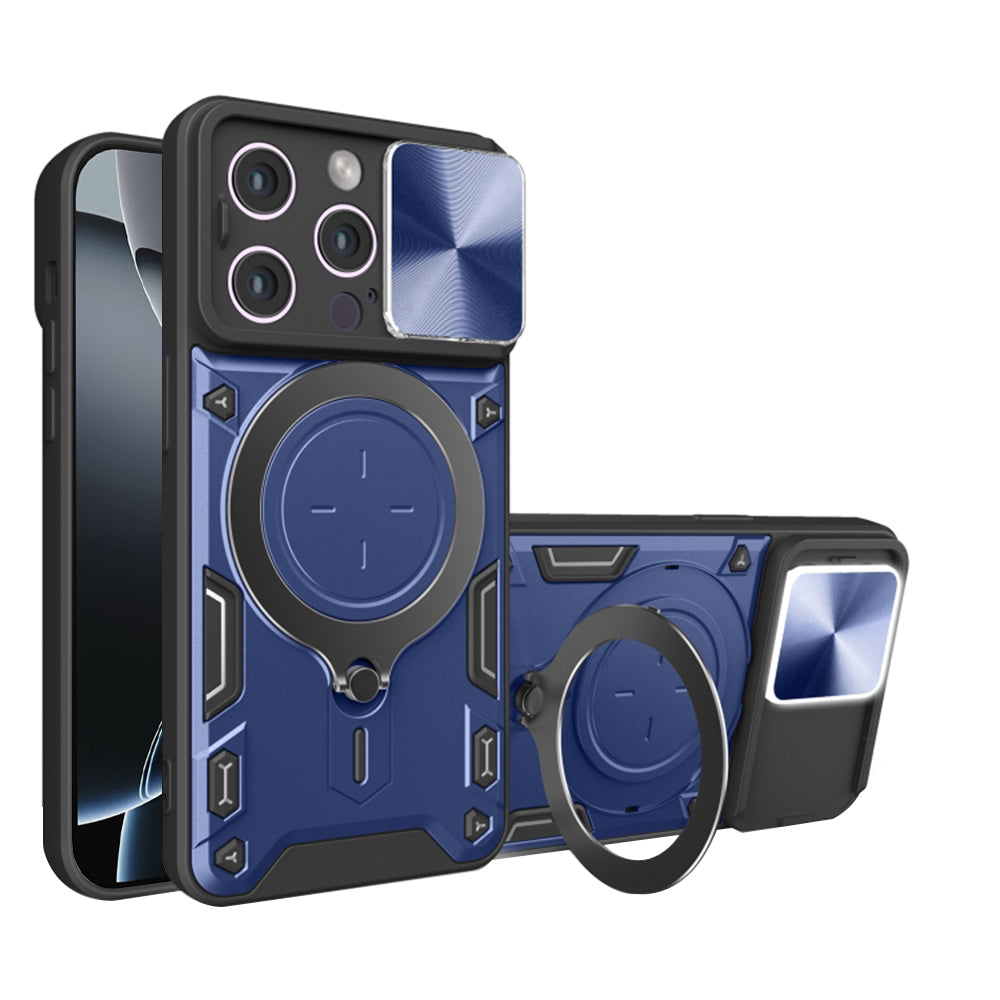 Калъф за Apple iPhone 16 Pro, Techsuit, CamGuard Pro, Син