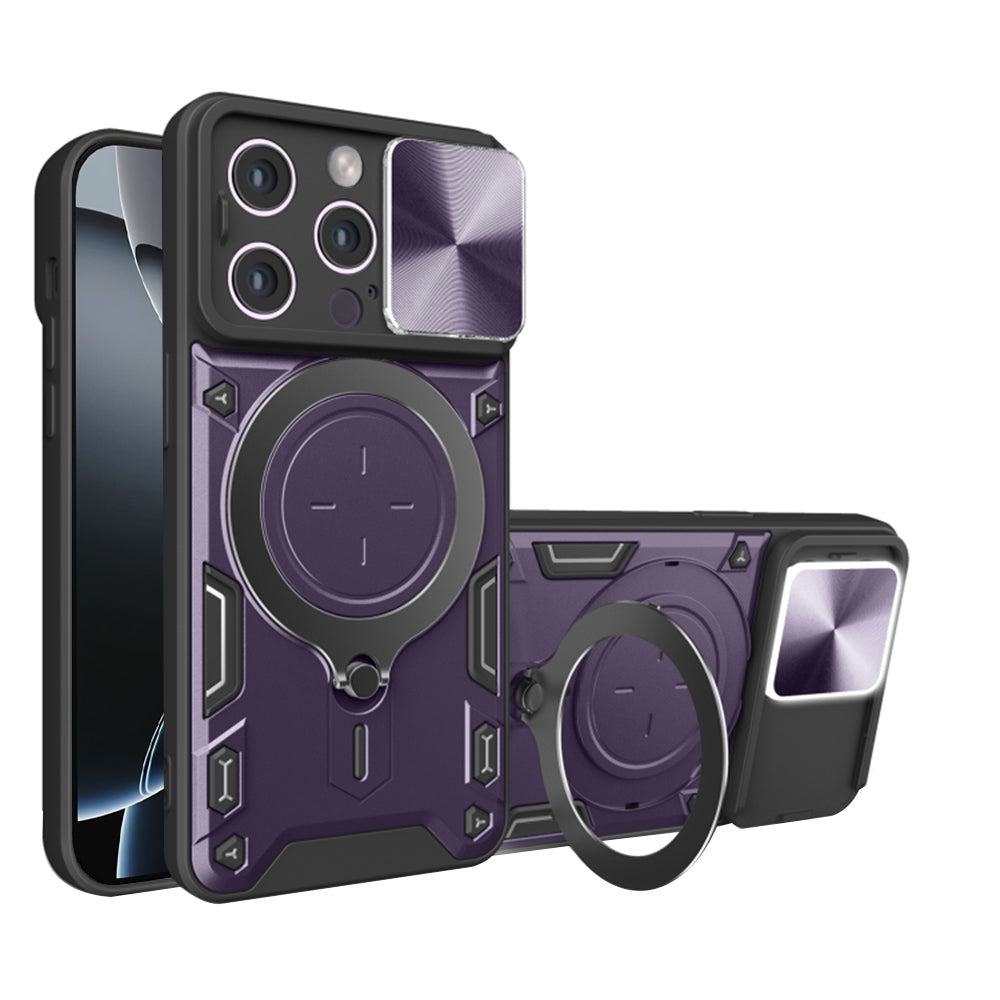 Калъф за Apple iPhone 16 Pro, Techsuit, CamGuard Pro, лилав