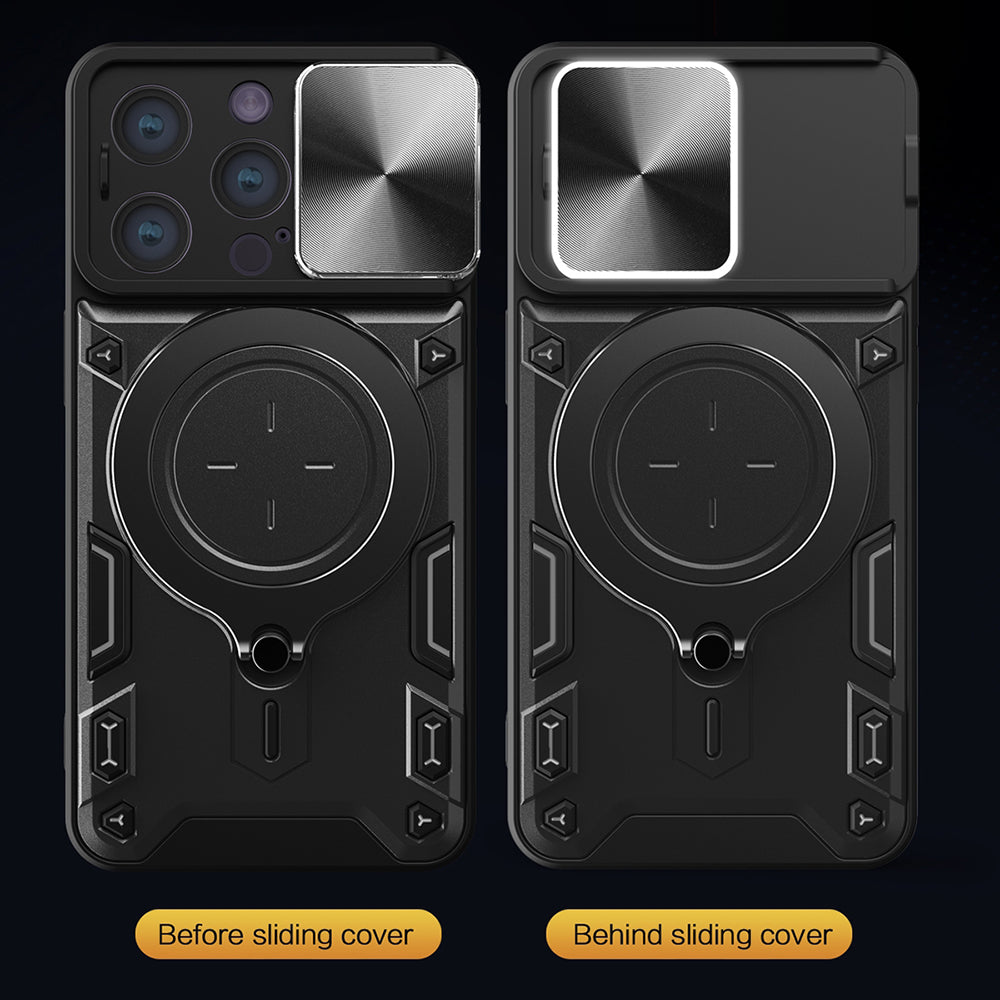 Калъф за Apple iPhone 16 Pro, Techsuit, CamGuard Pro, Розово злато