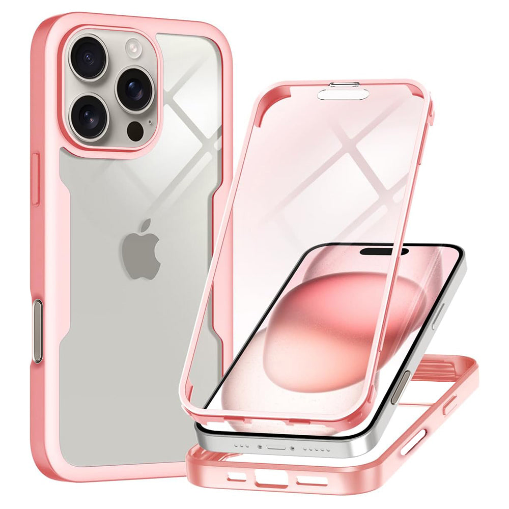 Калъф за Apple iPhone 16 Pro, Techsuit, ColorVerse 360, Розов