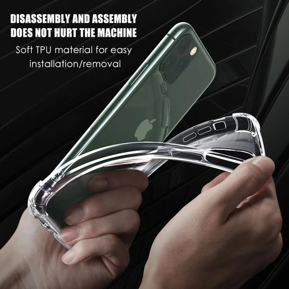 Калъф за Apple iPhone 16 Pro, Techsuit, Shockproof Clear (Голяма дупка за обектива), Прозрачен