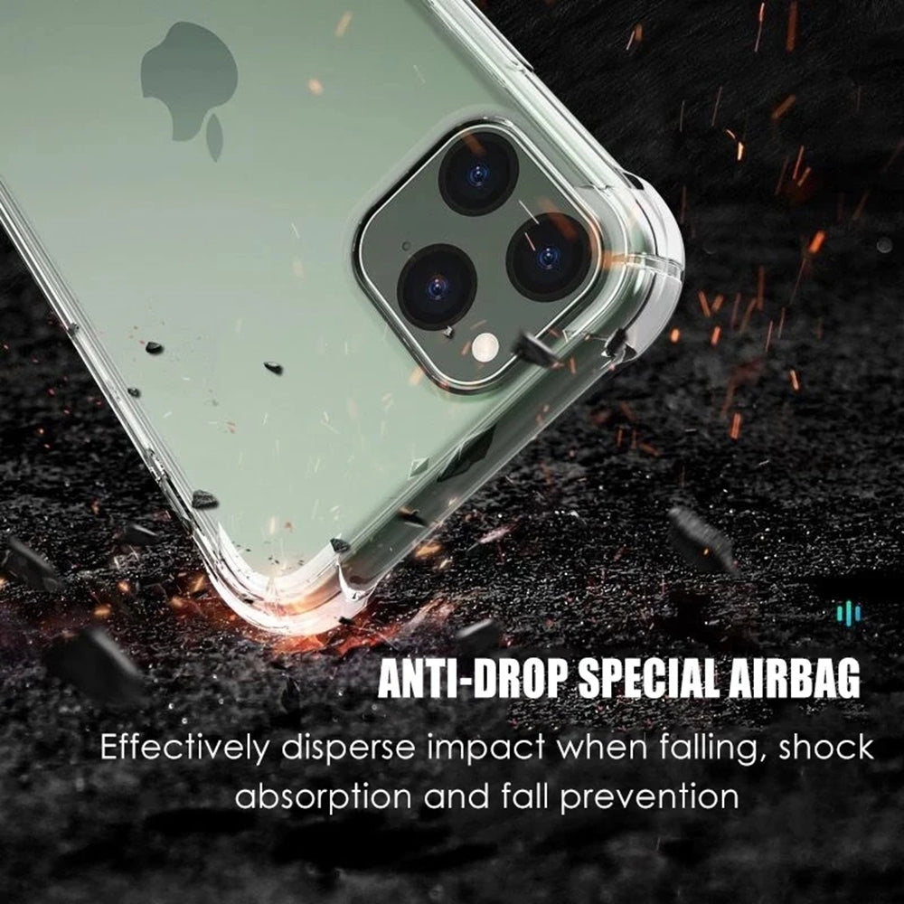 Калъф за Apple iPhone 16 Pro, Techsuit, Shockproof Clear (Голяма дупка за обектива), Прозрачен