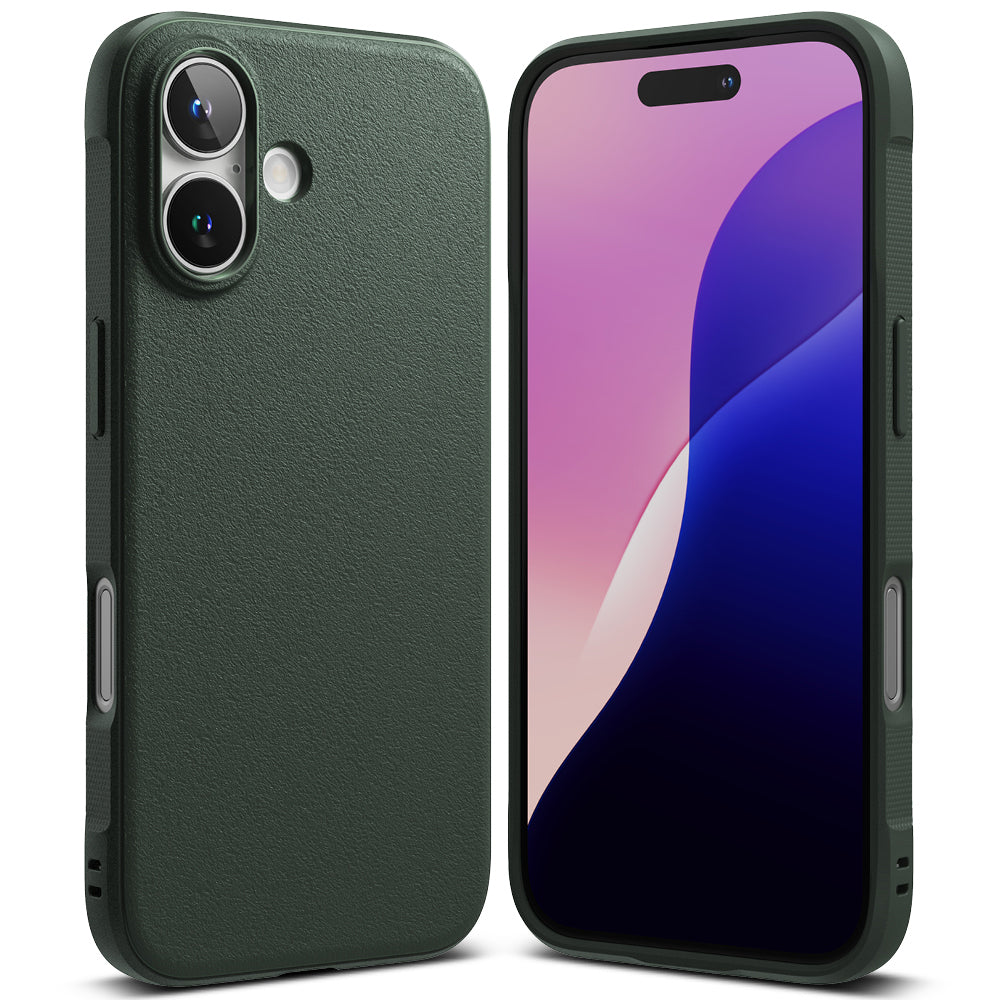 Калъф за Apple iPhone 16, Ringke, Onyx, Тъмнозелен