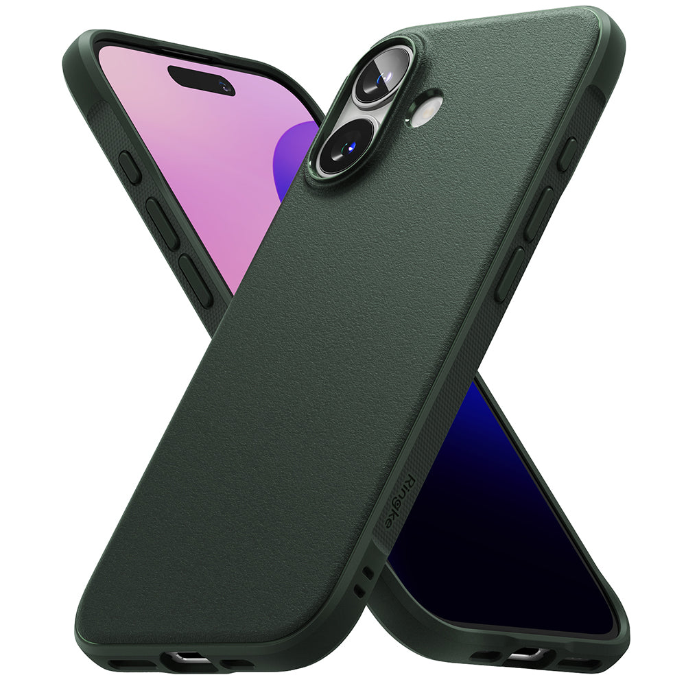 Калъф за Apple iPhone 16, Ringke, Onyx, Тъмнозелен