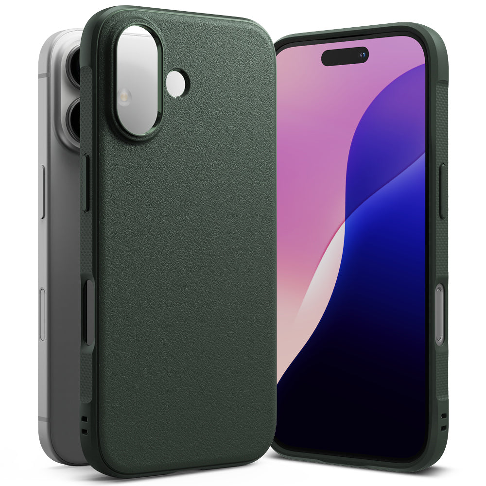 Калъф за Apple iPhone 16, Ringke, Onyx, Тъмнозелен
