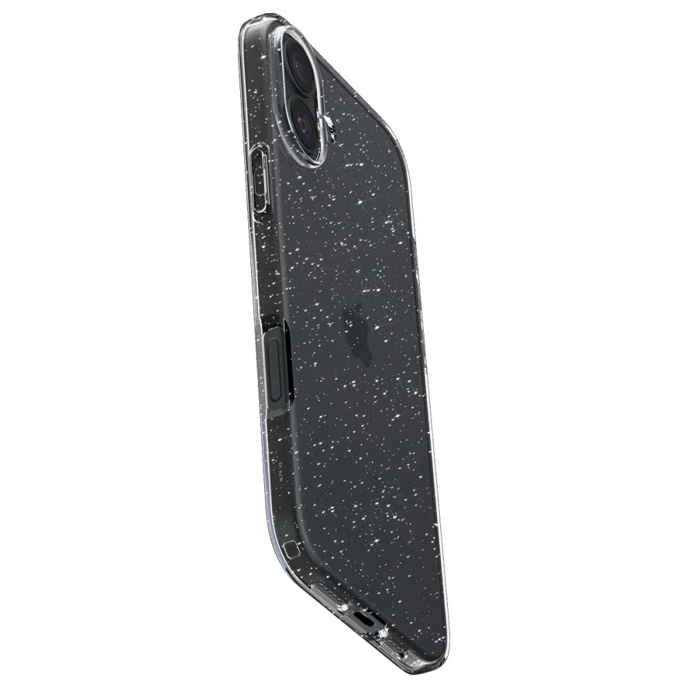 Калъф за Apple iPhone 16, Spigen, Liquid Crystal Glitter, Прозрачен ACS08192