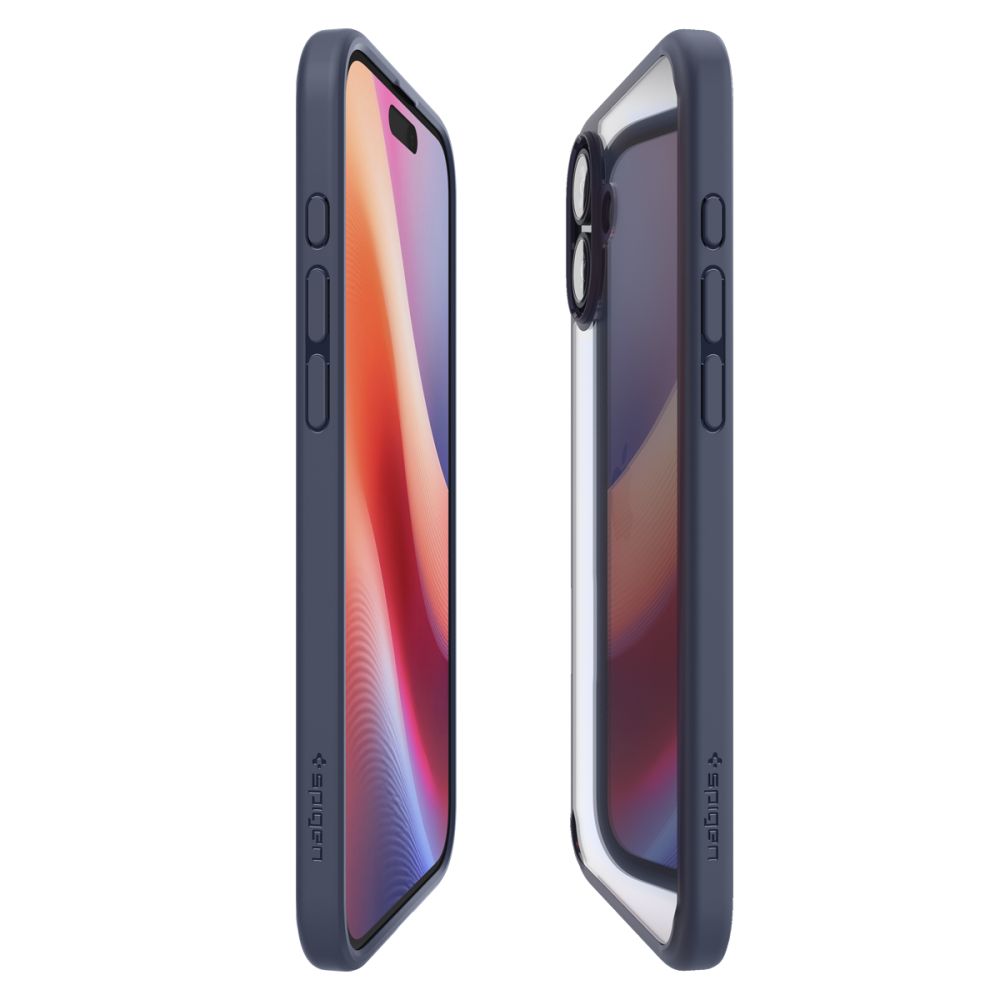 Case for Apple iPhone 16, Spigen, Ultra Hybrid, Navy Blue ACS08202