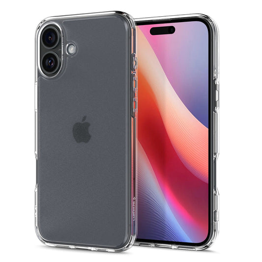 Калъф за Apple iPhone 16, Spigen, Ultra Hybrid, Сатенено прозрачен