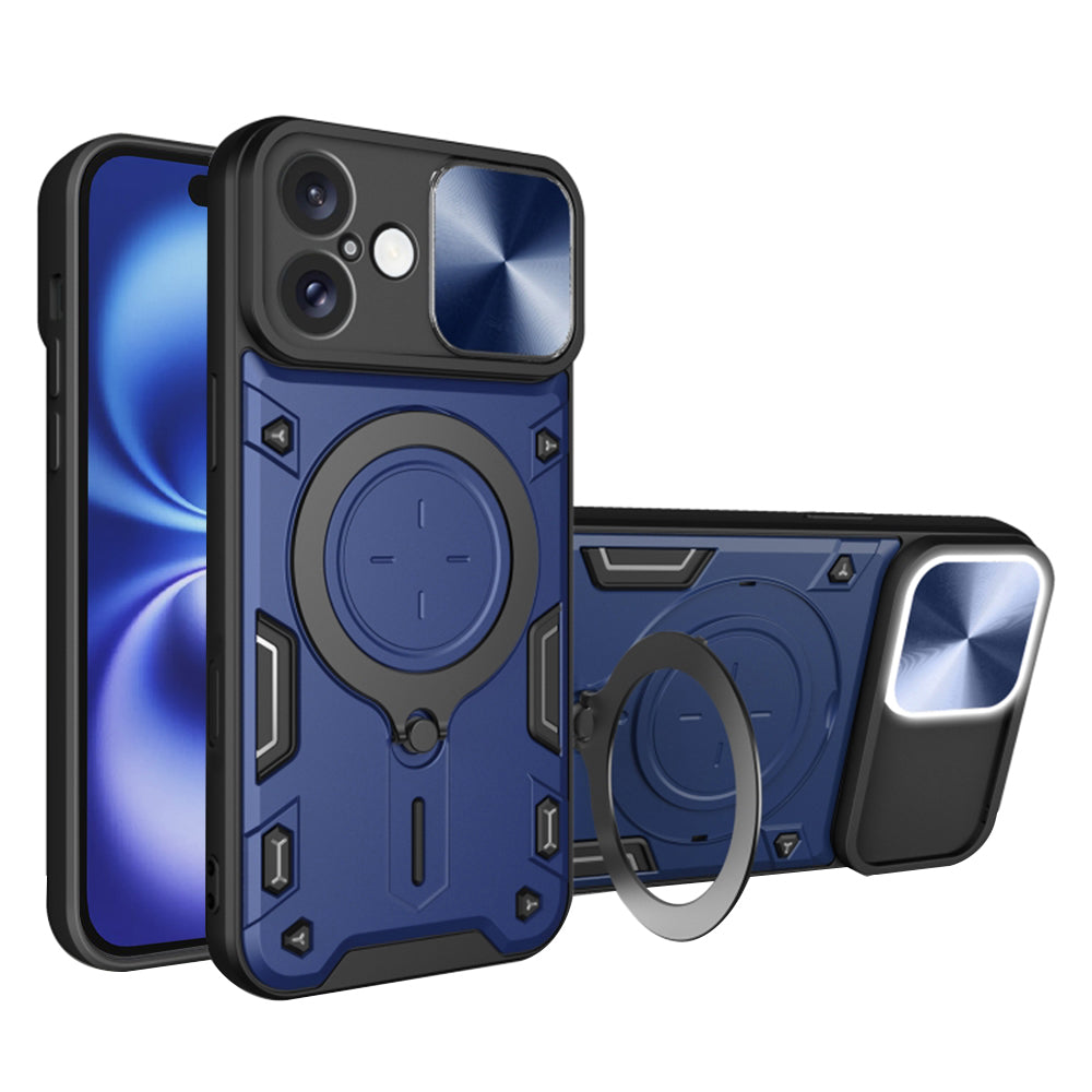 Калъф за Apple iPhone 16, Techsuit, CamGuard Pro, Син