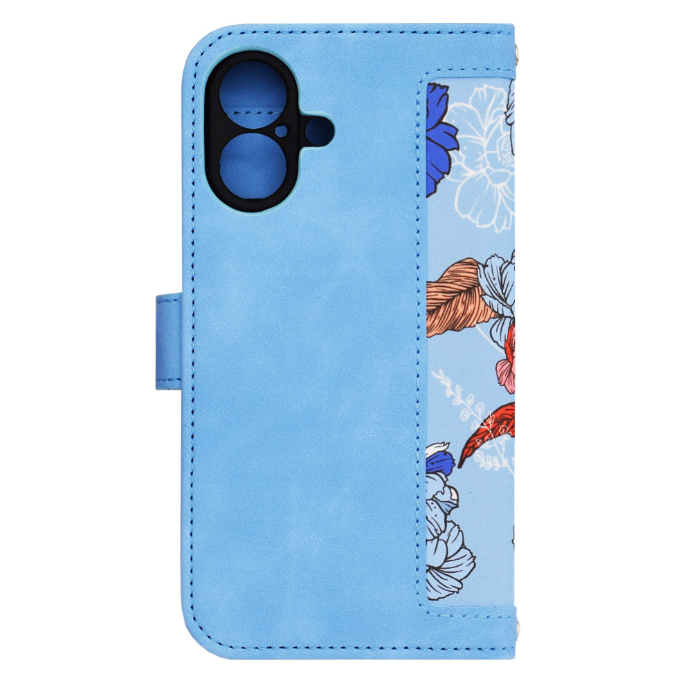 Калъф за Apple iPhone 16, Techsuit, FlipCraft, Син