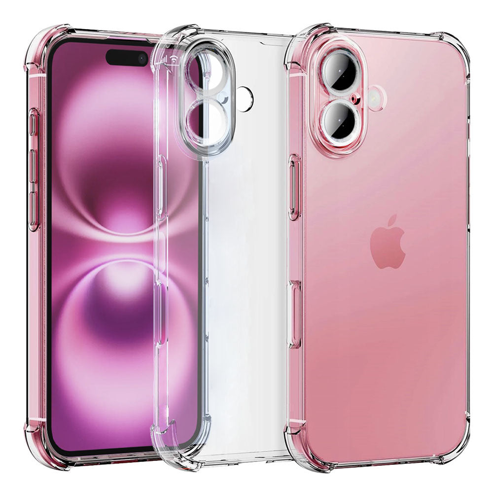 Калъф за Apple iPhone 16, Techsuit, Shockproof Clear, Прозрачен