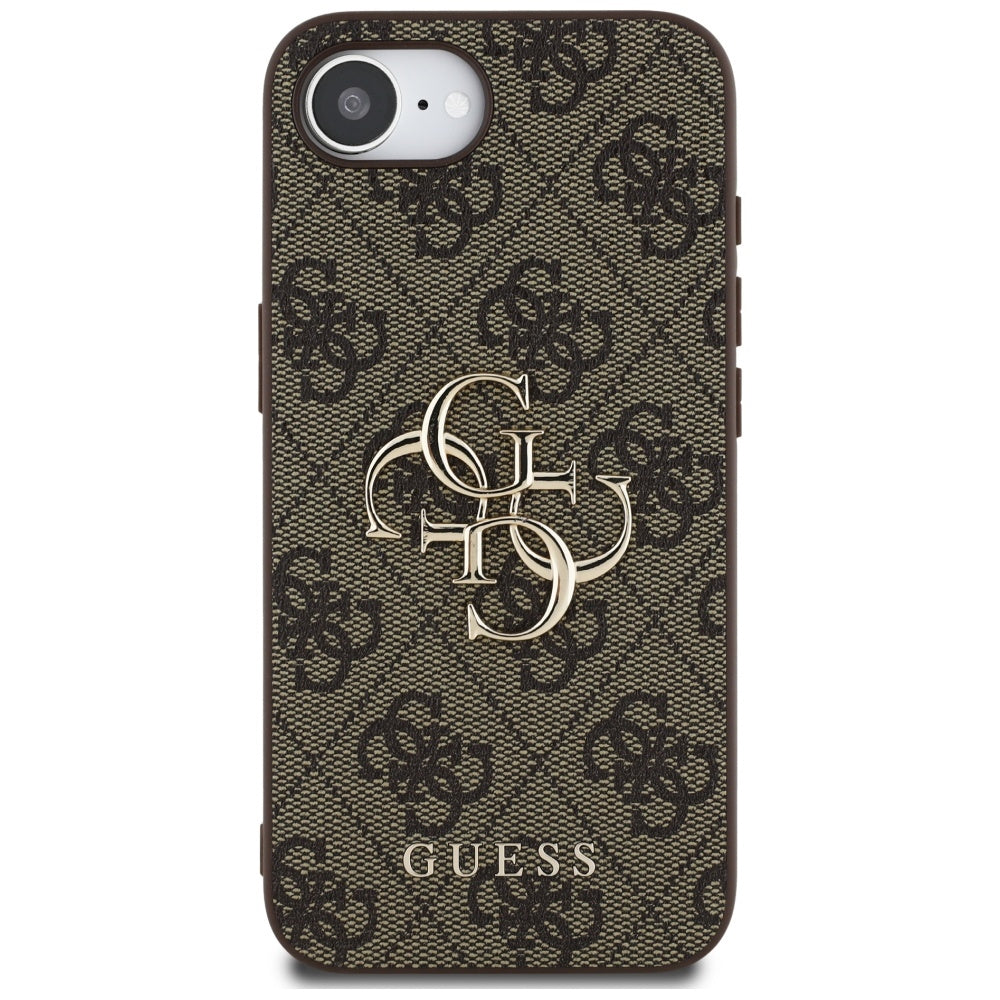 Калъф за Apple iPhone 17e / 16e, Guess, 4G Big Logo, Кафяв