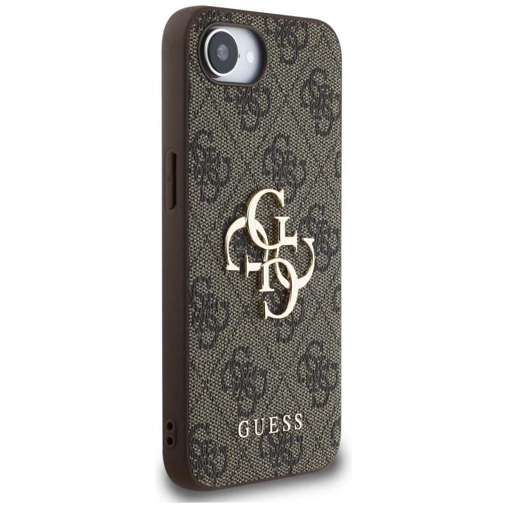Калъф за Apple iPhone 17e / 16e, Guess, 4G Big Logo, Кафяв