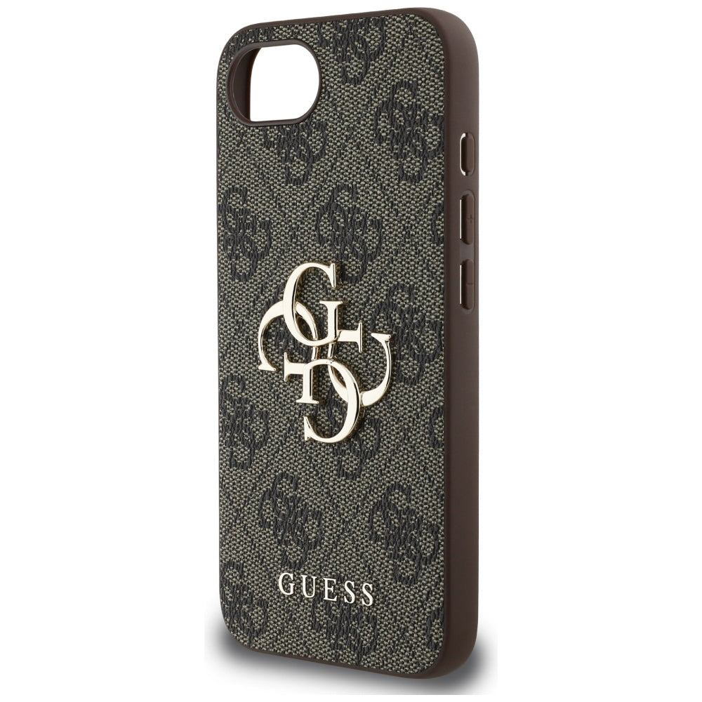 Калъф за Apple iPhone 17e / 16e, Guess, 4G Big Logo, Кафяв