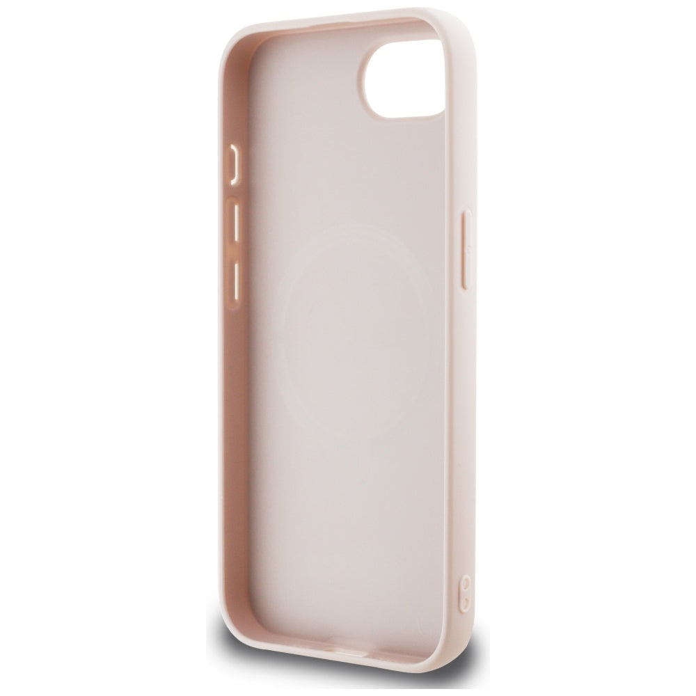 Калъф за Apple iPhone 17e / 16e, Guess, 4G Script Logo, Розов