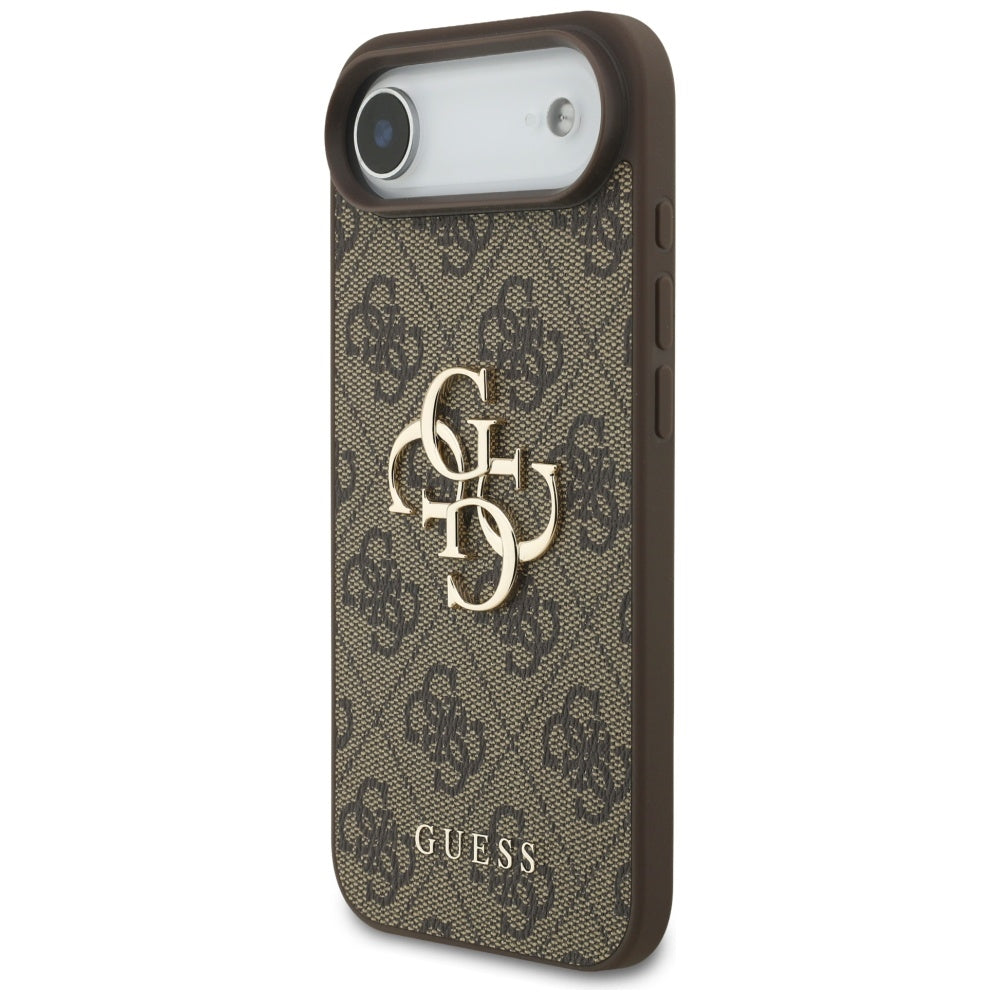 Калъф за Apple iPhone 17 Air, Guess, 4G Big Logo, Кафяв