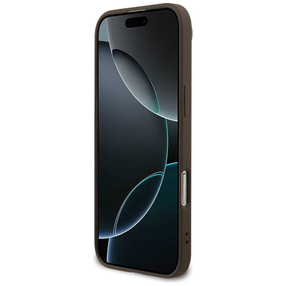 Калъф за Apple iPhone 17 Air, Guess, 4G Big Logo, Кафяв