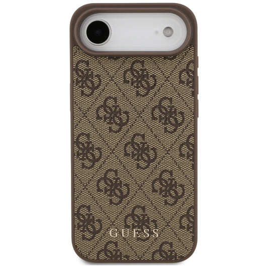 Калъф за Apple iPhone 17 Air, Guess, 4G Classic, Кафяв