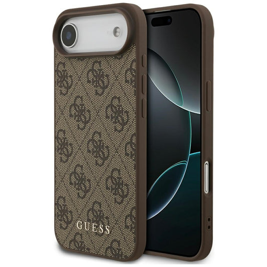 Калъф за Apple iPhone 17 Air, Guess, 4G Classic, Кафяв